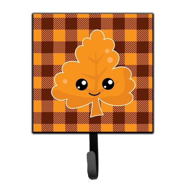Carolines Treasures Fall Leaf on Gingham Leash or Key Holder BB7109SH4 - main